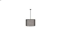 PACIFIQUE - Suspension en pièces de nacre et métal doré D.46cm