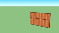 3.5m stable wall devider closed