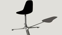 Design brown chair - OLALA design chair