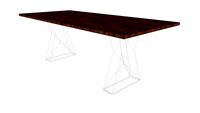 Curzon 87 in. Dining Table in Teak by Modloft