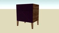 Bed cabinet Baden