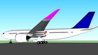Airbus A300-703NEO Saman livery
