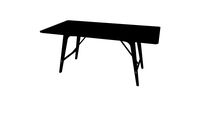 Haru Dining Table in Black Oak by Modloft
