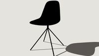 Industrial black chair - LORY design chair