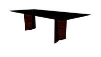 Soho Dining Table in Walnut by Modloft
