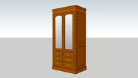 Titanic First Class Cabin Wardrobe Furniture