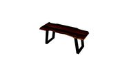 Odette wood bench