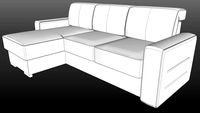 IWC HOME - PORTO corner sofa lo-poly
