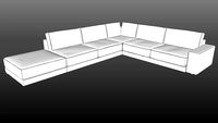 IWC HOME - MONO corner sofa hi-poly