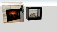 Majestic Corner Series Direct vent Gas Fireplace
