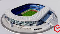 International Stadium Yokohama - Japan 3D model
