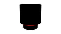 Bitspower G¼' Carbon Black Extender Fitting (15mm)