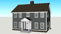 Colonial Revival house (suburban / urban / neotraditional / TND)
