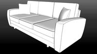 IWC HOME - MADERA sofa lo-poly