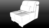IWC HOME - FLORENCJA armchair hi-poly
