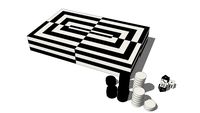 Optical illusion backgammon set JS