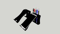 MAXX DIAMOND - Suporte Porta Celular + Caneta de Mesa - Alumínio - Preto