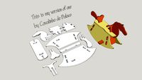 Cavalinho de Balanço - puzzle 3D (Rocking horse)