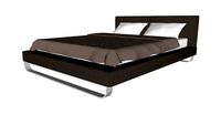 Chelsea Queen Bed in Eiffel Tower Eco Leather by Modloft