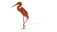 Heron Czapla Garden sculpture Oregano Studio