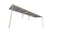 Carbolite polycarbonate cantilevered Awning
