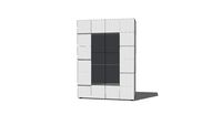 DAMA display cabinet white paint high gloss 209008-06 meble-do.pl