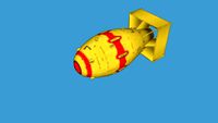 Fat Man A Bomb (low poly)