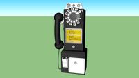 Crosley CR56-BK 1950's Payphone