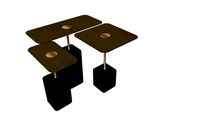 Mesas laterais Luce Luce Set sidetable