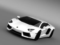 Lamborghini Aventador LP 700 4 LB834 3D Model