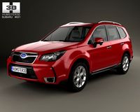 Subaru Forester US 2014 3D Model