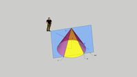 GD - Cone - reta atravessa
