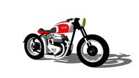 1959 Ariel Square Four MK3 'cafe racer'