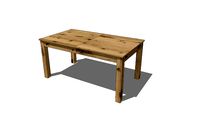 INWOOD 60 dining table folding oak wood