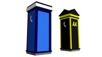 ROADSIDE EMERGENCY TELEPHONE KIOSKS UK