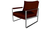 Charles Lounge Chair in Lion Eco Leather by Modloft