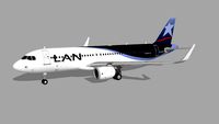 LAN Airlines (CC-BFX) - Airbus A320-214 (2014)