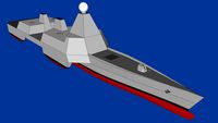 RN Large Future Surface Combatant: Pentamaran Global Cruiser WIP
