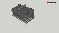 Skidsteer Grapple - 4" thines to screen asphalt