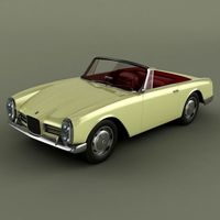 Facel Vega Facel III Cabrio 3D Model
