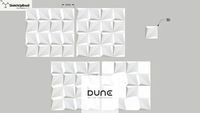 DUNE_Origami White 25×25cm
