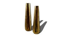 Antica 2 vases en métal bronze REF 176695 PRIX 149.00