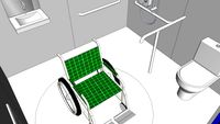 Toilet Bath for physically Handicap Person