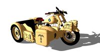 1942 WWll BMW R75 and sidecar