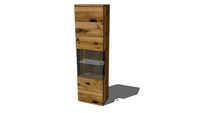 INWOOD 10 display cabinet , vitrine oak wood
