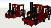 G gauge live steam Regner Lumberjack - Conversion to european version and 7/8ths scale
