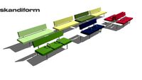 Skandiform Noon Soft Seating Bench