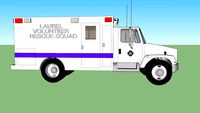 Laurel Volunteer Rescue Squad Ambulance 49B