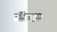12' Linear Jackson Grills Outdoor Kitchen
