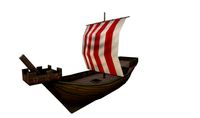 Age of Sail Hanse Cog 3D Model